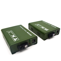 Nouveau 3KM HDMI + KVM Fiber Extender Over Monomode SC Fiber Cable HDMI Optical USB Extender Transceiver Support Mouse Keyboard
