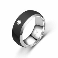 Nouveau Smart Nfc Téléphone Portable Bague Mode Diamant Goutte Anneau D'huile