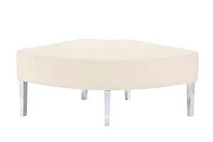 أريكة فندقية كبيرة مستديرة بظهر عالٍ وتصميم عصري مبطنة بقماش المخمل مع إطار خشبي وإسفنج، مناسبة للتأجير في الفعاليات وحفلات الزفاف - Product Image 4