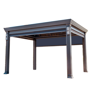 Pérgola Bioclimática Moderna Automática para Patio, Arcos Exteriores de Aluminio con Techo de Láminas Ajustables y Recubrimiento en Polvo - Product Image 6