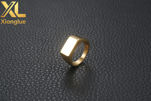 Jewelry <b>Ring</b> Stainless Steel 18K Gold Silver Black 316 Stainless Steel <b>Rings</b> Engraved <b>Name</b> Logo Custom Jewelry <b>Ring</b> - Product Image 5