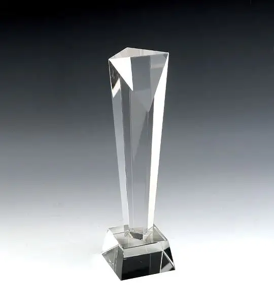 Customized Certification Sports Award Crystal Trophy fashion modern cheap crystal trophy For Event Gifts