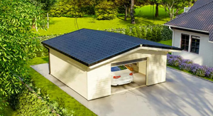 Log <strong>House</strong>/<strong>wooden</strong> <strong>House</strong>/<strong>wooden</strong> Home Garage Log Cabin 5.9m X 5.9m at Low Cost Prefabricated - Product Image 3