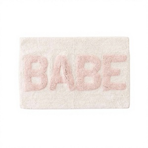 Alfombra de Baño Personalizada de Alta Calidad, Secado Rápido, Tamaños 38x56cm, 40x60cm, 51x76cm, Algodón Sólido con Técnicas de Fabricación a Máquina para Baños Indios - Product Image 1