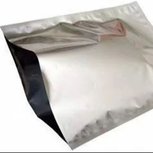 Bolsa de lámina de plata Lisa Bolsa de embalaje de aluminio a prueba de humedad para alimentos Café Té Polvo Cosmético y uso de almacenamiento de hierbas - Product Image 1