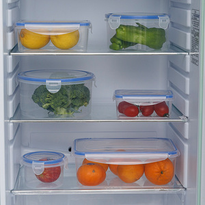 Conteneur de stockage alimentaire Honggu Furniture, grand, rectangulaire, en PP, hermétique, pour réfrigérateur, utilisation en cuisine - Product Image 3