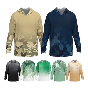 Camisa de Pesca de Manga Larga con Protección Solar UPF50 de Secado Rápido, 100% Poliéster, Esencial para la Pesca - Product Image 1