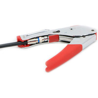 Compresión de RG6 conector F Coaxial adaptador de enchufe para TV vía satélite