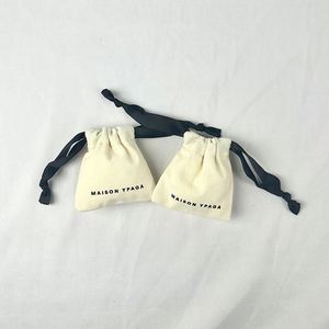 Wholesale High Quality <b>Drawstring</b> <b>Bag</b> Cotton Canvas Dust <b>Bag</b> With Custom Logo and Size - Product Image 3