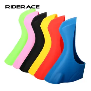 RIDERACE penutup tuas rem sepeda balap, pelindung tuas rem sepeda bahan silikon untuk Shimano R7000 Shifter