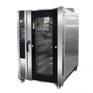 Bakery Equipment 10 Tray Hot-air electric Convection Baking Oven With Steam Convection Baking Oven Automatic Stainless Steel