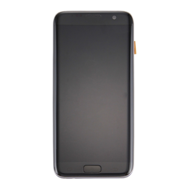 Original LCD Screen and Digitizer Full Assembly with Frame Charge Port Board Volume Button Power Button for Galaxy S7 Edge/G9350