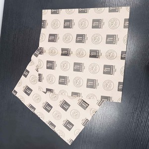 กระดาษห่ออาหารแบบหนาพิเศษเคลือบกันไขมัน PE พิมพ์ลายด้านเดียวตามสั่ง - Product Image 6