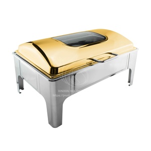 Nuovo Design Scaldavivande per Hotel, <span class=keywords><strong>Cucina</strong></span> <span class=keywords><strong>e</strong></span> Ristorante, Chafing Dish a Candela per Uso in <span class=keywords><strong>Cucina</strong></span> <span class=keywords><strong>e</strong></span> Tavola - Product Image 4