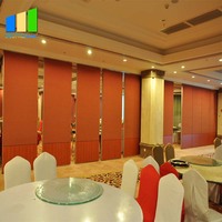 Cloison acoustique pliable moderne en aluminium, porte coulissante rétractable, salle de classe, extérieur, salles polyvalentes, gymnase, réglable