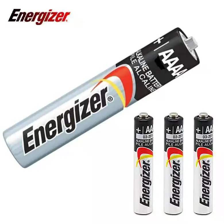 Energizer Baterai AAAA Alkaline E96 LR61 No. 9 1.5V Baterai Alkaline Ramah Lingkungan dan Bebas Merkuri