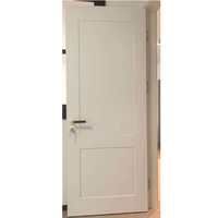 Pintu Kayu Interior Gaya Prancis Kedap Suara, Panel MDF, Pintu Kaca, Terlaris, Cocok untuk Kamar Tidur dan Hotel
