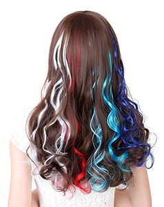 คลิปต่อผมสีสันสดใส 22 ชิ้น สำหรับผู้หญิง ต่อผมเส้นสังเคราะห์หลากสี - Product Image 6