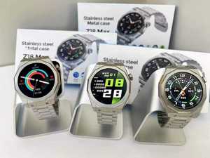 Montre connectée sportive ronde Z18 Max 2025, avec bracelet en acier inoxydable, batterie 300 mAh, étanche IP67, Reloj Inteligente, montre intelligente - Product Image 2