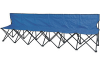 Chaise de pique-nique pliante en acier, modèle Moon Chair, avec dossier ventilé, turquoise, pour 6 personnes, mobilier d'extérieur pour parc et plage