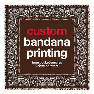 Bandana personnalisé sur mesure avec votre logo ou votre slogan, idéal pour la visibilité de votre marque et les ventes en gros - Product Image 1