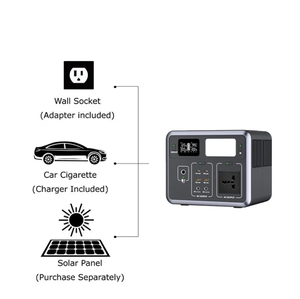 Ad alta capacità di 300W potenza di uscita Display LCD solare stazione di ricarica <span class=keywords><strong>Mobile</strong></span> portatile centrale elettrica - Product Image 4