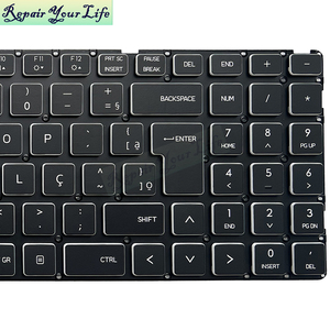 Bàn phím máy tính xách tay Brazil có đèn nền cho bàn phím máy tính xách KBDR15B008-4091 mechrevo Z3 Z2 Z2 air-s <span class=keywords><strong>7000</strong></span> Z2 avell A62 tfm17h36e09852g - Product Image 4