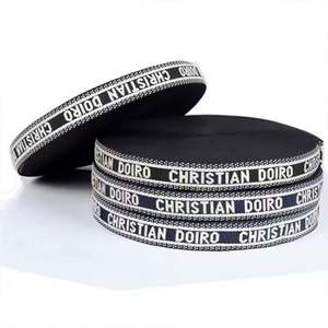 Cinta de Nailon Jacquard con Letras Personalizadas, Recubierta, Reflectante, Certificada por Oeko-Tex, Decoraciones, Cintas, Cuerda Trenzada, Estilo Moderno para - Product Image 4