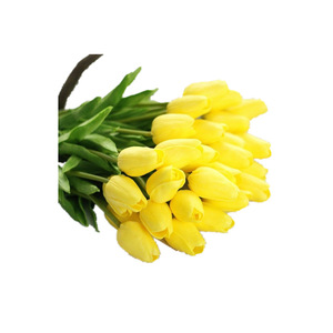Tulipes artificielles West Lake Butterfly 32 cm, fleurs en soie, arrangement floral décoratif d'intérieur - Product Image 5