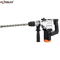 Marteau perforateur rotatif SDS-Plus KONSUN 83429800W, marteau de démolition robuste de 26 mm, vitesse variable et contrôle des vibrations