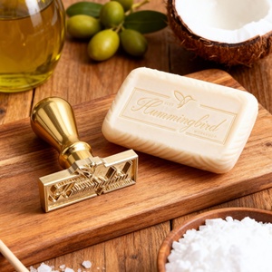 OEM Custom Brass Soap Logo Embossing Die - Direct Supplier for Soap Branding <b>Stamps</b> - Product Image 1