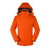 Vestes imperméables coupe-vent d'extérieur en gros avec doublure polaire, ensemble deux pièces