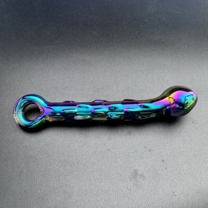 Dildo in Vetro, Prodotto Erotico per Adulti, Giocattolo Sessuale Trasparente per Allenamento Anale, Massaggiatore Punto G in Cristallo, Plug Anale per Donne <span class=keywords><strong>e</strong></span> Uomini - Product Image 2