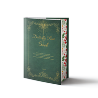 Livre personnalisé à couverture rigide éducative avec bords colorés pulvérisés à l'or, conception unique en papier offset pour les clients