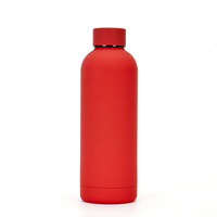 Botol Minum Tumbler Stainless Steel Dinding Ganda 500/750ml Berinsulasi 18/8 dengan Tutup Bambu untuk Hadiah Bisnis