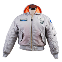 Mode manteau décontracté Oem Airforce tactique surdimensionné hommes garçons patché Bomber veste unisexe