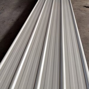 Matériaux de construction Immersion à chaud GI Métal Zinc Enduit Tôle de toiture en acier coloré Fer Galvanisé Plaque ondulée Dx54d