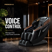 Fauteuil de massage électrique Shiatsu à gravité zéro avec commande vocale et scanner corporel 3D SL pour vente en gros