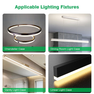 <span class=keywords><strong>LED</strong></span> 조명 플라스틱 폴리카보네이트 프로파일 아크릴 디퓨저 압출 플라스틱 프로파일 아크릴 디퓨저 램프쉐이드 - Product Image 6