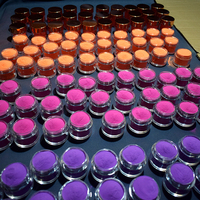 Poudre de trempage acrylique pour ongles, vente en gros de 2oz, vendeurs de poudre acrylique Ema avec couvercles en or
