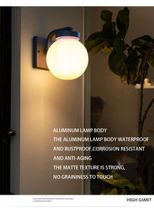 Lampada da parete a LED quadrata da esterno moderna avant-garde per esterni da giardino - Product Image 3