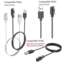 Chargeur de montre connectée USB à charge rapide 60CM 100CM pour Xiaomi Smart Watch IMILAB W01 W02 W12 avec câble USB