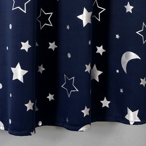 Tende Oscuranti DaiRui con Stampa Stelle e Luna, con Occhielli, Isolanti Termici <span class=keywords><strong>per</strong></span> Camerette Bambini, Asili Nido e Soggiorni - Product Image 2