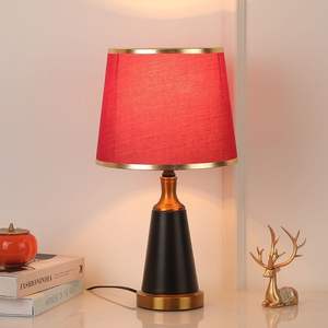 Dimmable Touch Sensor <b>Table</b> Lamp Chinese Classical American Luxury Style Typhoon Bedroom <b>Bedside</b> Lamp Chinese Style American - Product Image 1