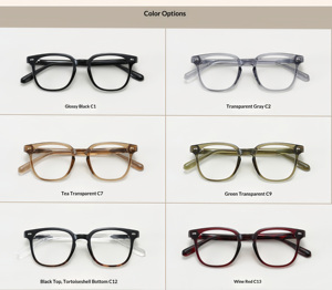 Sunray TR90 Ultralight Flexible Anti Blue Light Prescription Ready Adjustable Nose Pads Unisex Optical Frames - Product Image 3