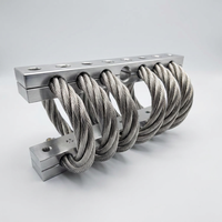 Isolateur de vibrations à câble métallique en acier inoxydable Hoan JGX-0956A-32A – Suppression haute fréquence, isolation basse fréquence, pompe antichoc