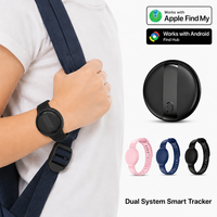 Lot de 2 traceurs GPS anti-perte en gros avec alarme via application pour clés, portefeuilles et bagages