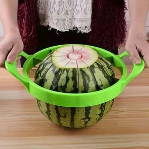 Trancheuse à pastèque extra large en acier inoxydable épaissi, coupe-fruits domestique, ustensile de cuisine en métal - Product Image 3