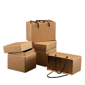 Custom Modern Novel Design <strong>Suitcase</strong> Brown Kraft Recycled Materials Storage <strong>Cardboard</strong> Coated Rigid Paper Box - Product Image 1