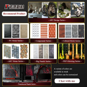 Pannello Murale in Pietra PU Ultra Sottile 3D in Poliuretano per Decorazione Esterna, Pannello FPC Effetto Roccia - Product Image 4